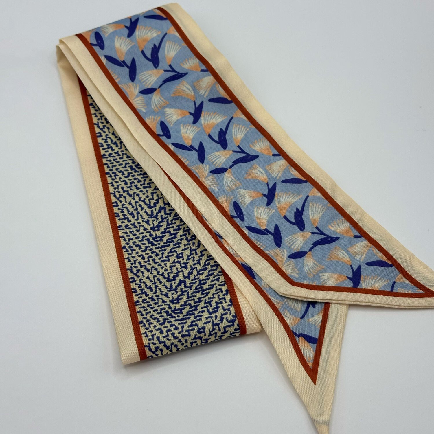 Blue Illusion Twilly