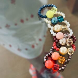 Neon Pearl Ring Collection
